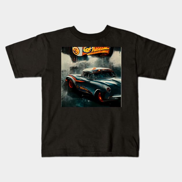 1970 beautiful classic car Kids T-Shirt by ai1art